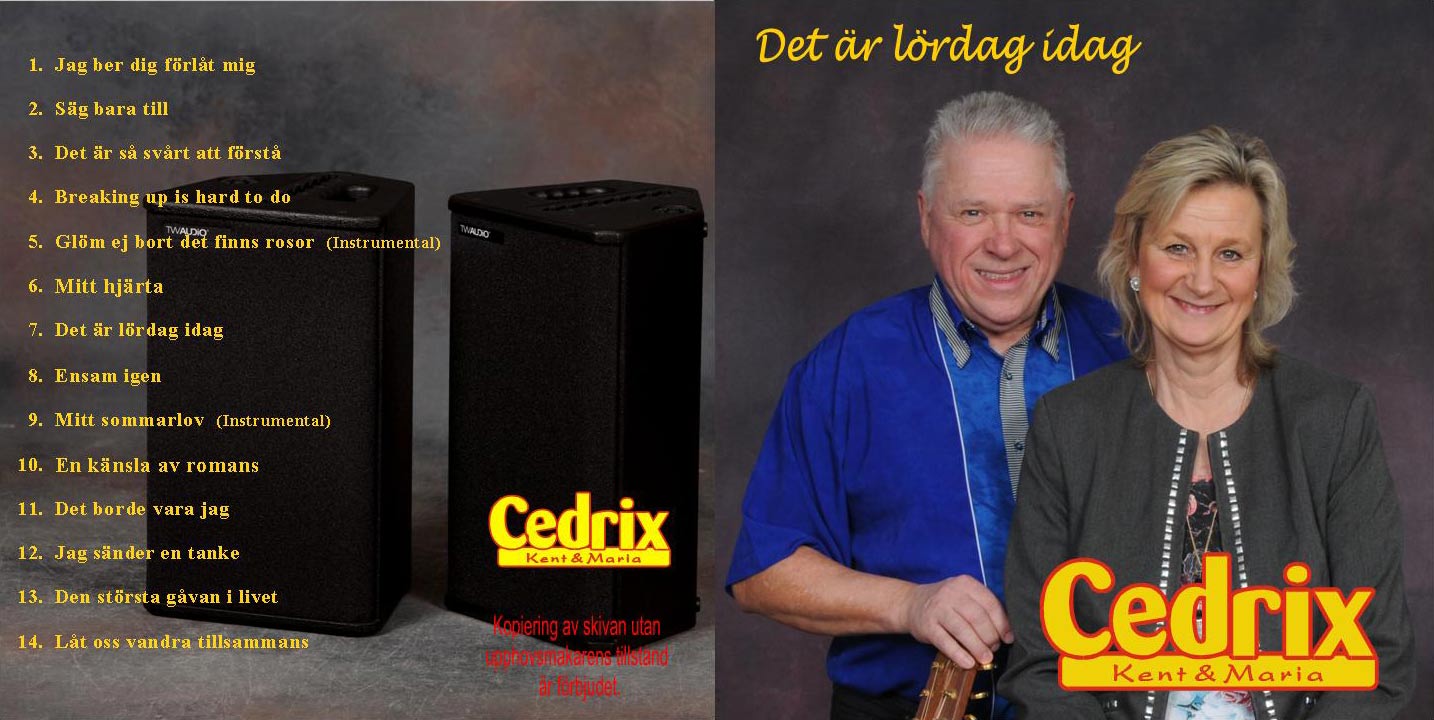 Omslag till Cedrix cd-skiva 2001